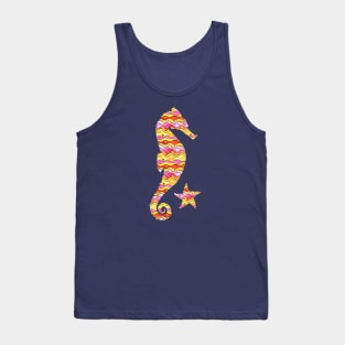 Seahorse and Starfish Tank Top